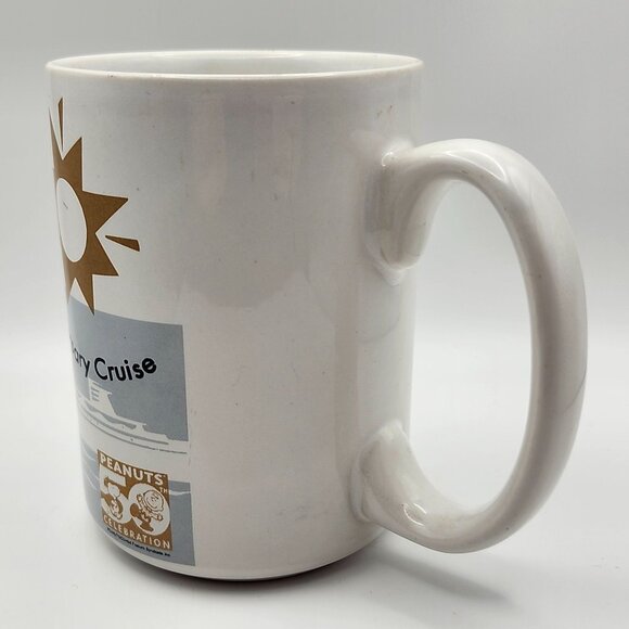 Celebrate Snoopy 50th Anniversary Cruise Mug Royal Caribbean International - Picture 4 of 8